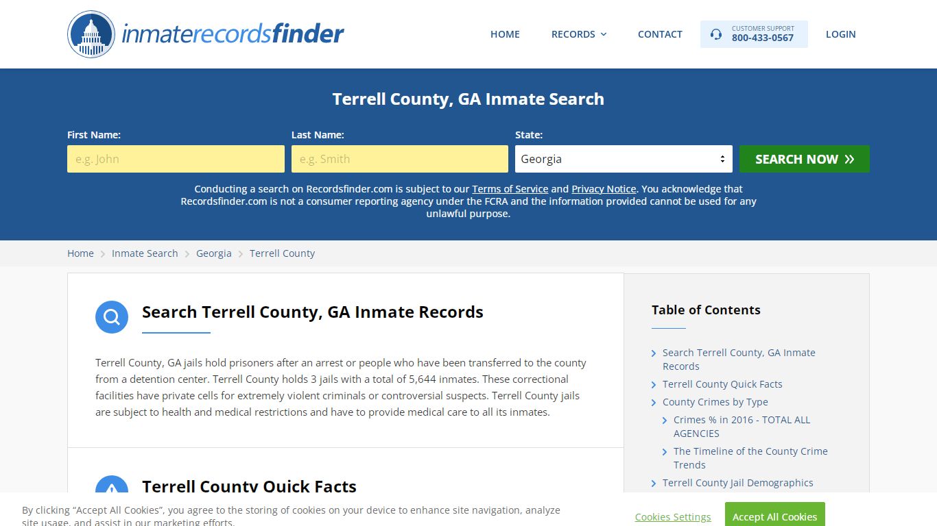 Terrell County, GA Inmate Lookup & Jail Records Online